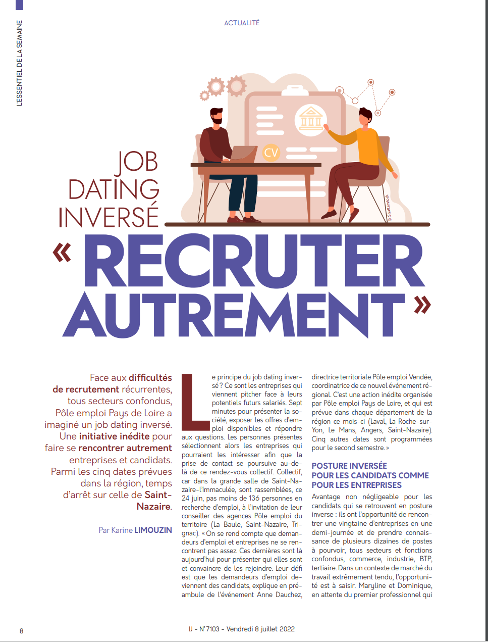 Le Job Dating inversé